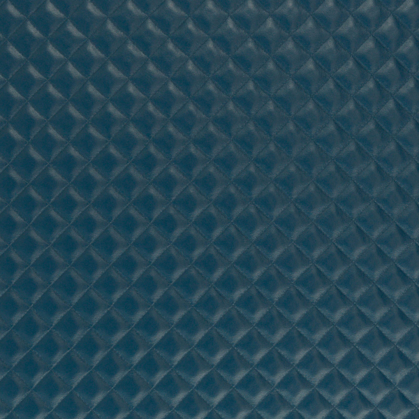 Kunstleder Steppoptik petrol (10 cm)